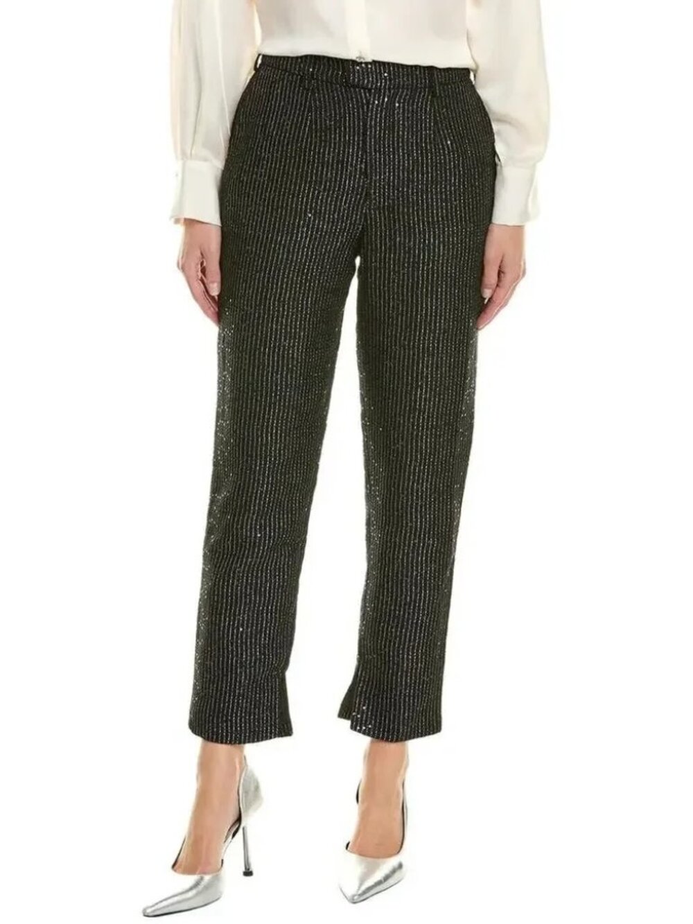 NWT Walter Baker Tyler Sequin Cropped Pants - Size 8